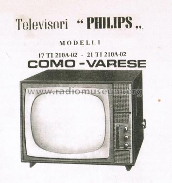 Varese 21TI210A /02; Philips Italy; (ID = 2996509) Television