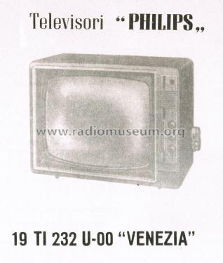 Venezia 19 TI 232U -00; Philips Italy; (ID = 3002600) Television