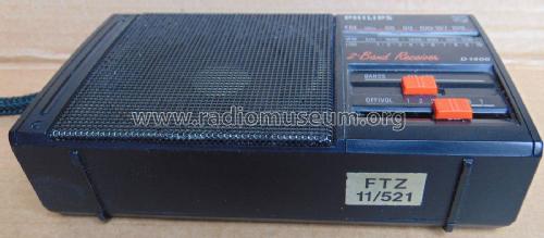 2-Band Receiver D1400 /30R /32R; Philips Malaysia; (ID = 2961126) Radio