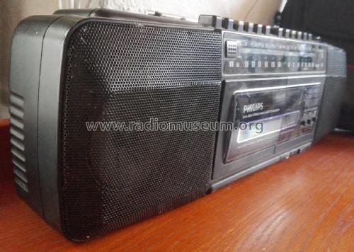 Dual Deck Stereo Radio Cassette Recorder D8199 /31K; Philips Malaysia; (ID = 2678795) Radio