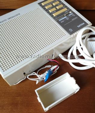 Electronic Clock Radio 3 Band FM MW LW Receiver D3142 /19S; Philips Malaysia; (ID = 2905862) Radio