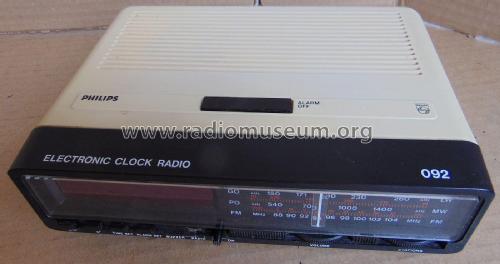 Electronic Clock Radio 90AS092 /91; Philips Malaysia; (ID = 2771715) Radio