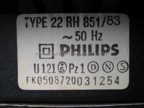 22RH851 /83; Philips Finland - (ID = 1785808) Radio