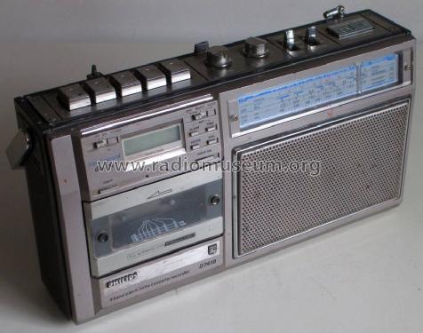 Traveller Clock - 4 Band Clock Radio Cassette Recorder D7419 /00/05; Philips - Österreich (ID = 1646468) Radio