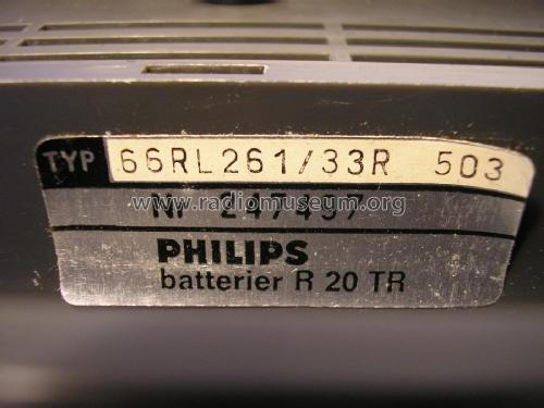 66RL261 /33R; Philips, Svenska AB, (ID = 1973036) Radio