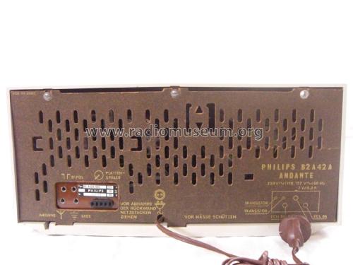 Andante B2A42A /00G /00D /00X; Philips - Österreich (ID = 2212974) Radio