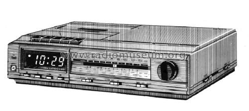 Clock Radio Cassette Recorder D7527; Philips - Österreich (ID = 682300) Radio