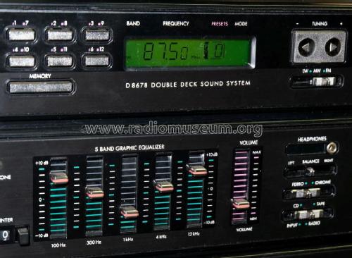 Double Deck Sound System D8678 /00 /02 /05; Philips - Österreich (ID = 1703525) Radio