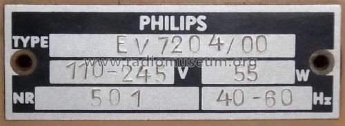 EV7204/00; Philips - Österreich (ID = 1570583) Ampl/Mixer