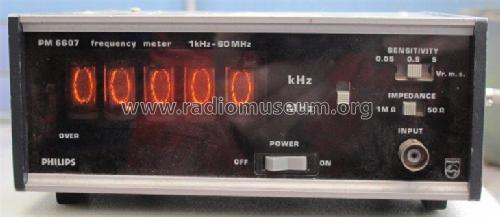 Frequency meter PM6607 /01 - 9446 066 07011; Philips, Svenska AB, (ID = 2080242) Equipment