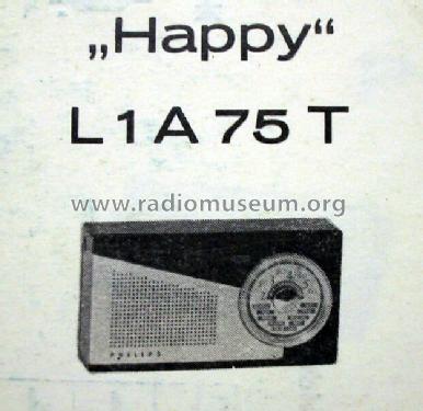 Happy L1A75T; Philips - Österreich (ID = 68947) Radio