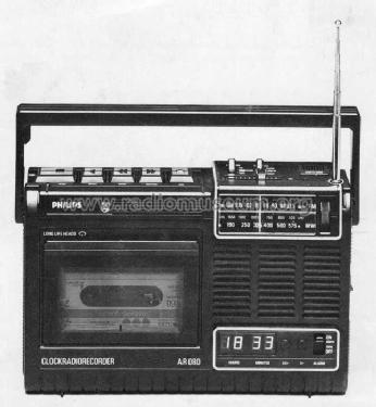 Clockradiorecorder AR080 22AR080 /00 /15; Philips - Österreich (ID = 127065) Radio