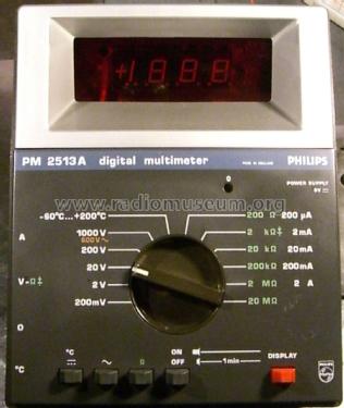 Digital Multimeter PM 2513 A; Philips; Eindhoven (ID = 2155762) Equipment