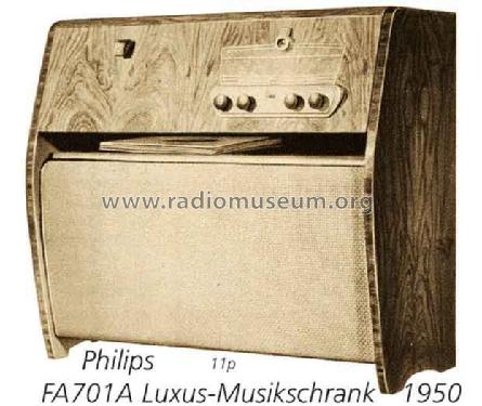 Musikschrank FA701A; Philips - Österreich (ID = 2232) Radio