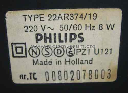 22AR374 /00 /19; Philips; Eindhoven (ID = 976659) Radio