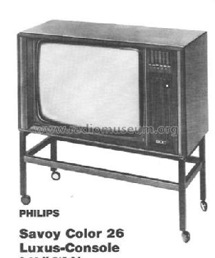 Savoy Color 26 Luxus Console S26K515/84 Ch = K80-110°; Philips - Österreich (ID = 430362) Fernseh-E