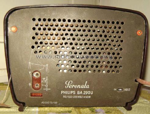 Serenata BA290U; Philips - Österreich (ID = 369991) Radio