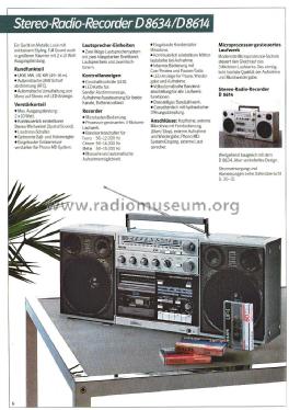 Sound Machine Mark II D8634 /00 /02 /05; Philips - Österreich (ID = 2107882) Radio