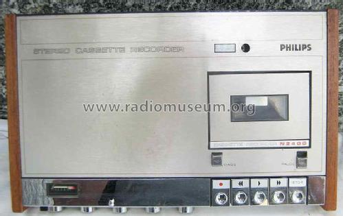 Stereo-Cassetten-Recorder N2400; Philips; Eindhoven (ID = 1658280) Enrég.-R