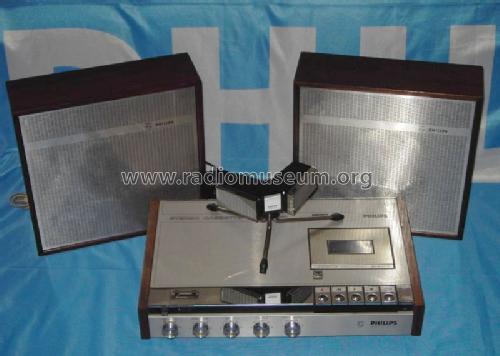 Stereo-Cassetten-Recorder N2400; Philips; Eindhoven (ID = 450681) Sonido-V