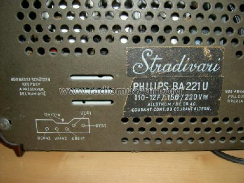 Stradivari BA221U; Philips - Österreich (ID = 65536) Radio