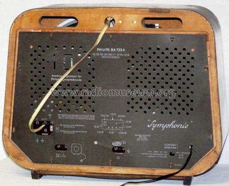 Symphonie BA733A; Philips - Österreich (ID = 935959) Radio