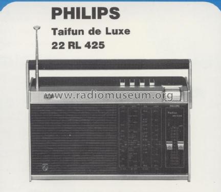 Taifun de Luxe 22RL425 /00 /15 /22; Philips - Österreich (ID = 111903) Radio