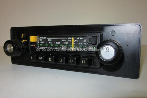 Tournee Stereo 874 22AN874 /22; Philips Radios - (ID = 2000929) Car Radio