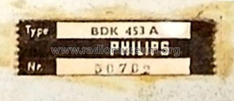 Sonate BDK453A; Philips Radio A/S; K (ID = 2447728) Radio