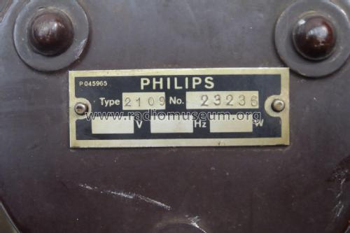 2109; Philips Radios - (ID = 1985375) Lautspr.-K