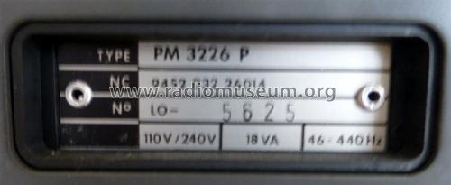 2-Kanal Oszilloskop PM 3226P; Philips Radios - (ID = 2178313) Ausrüstung