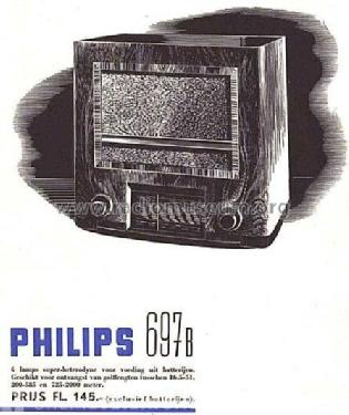 697B; Philips Radios - (ID = 2992270) Radio