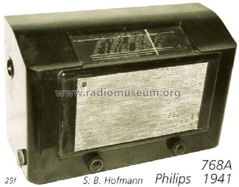 768A; Philips Radios - (ID = 653) Radio