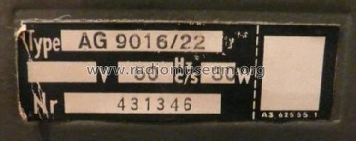 AG9016/22; Philips Radios - (ID = 525591) Ampl/Mixer
