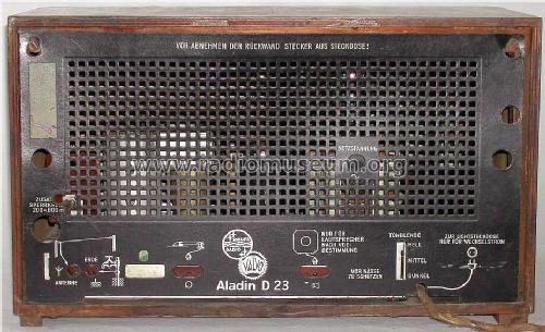 Aladin D23W; Philips Radios - (ID = 72559) Radio