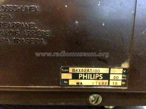 B4X52AT /00; Philips Radios - (ID = 2481955) Radio