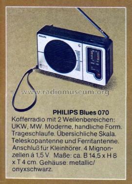 Blues 070 90AL070 /50; Philips Radios - (ID = 1764016) Radio