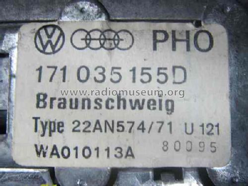 Braunschweig 22AN574/71 - VW 171 035 155D - PH0; Philips Radios - (ID = 622948) Autoradio