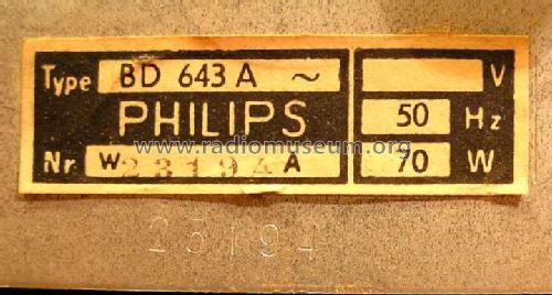 philips capella 643 – Antica Radio