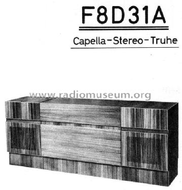 Capella-Stereo-Truhe F8D31A; Philips Radios - (ID = 21957) Radio