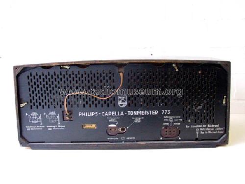 Capella-Tonmeister 773 A-S ; Philips Radios - (ID = 101417) Radio