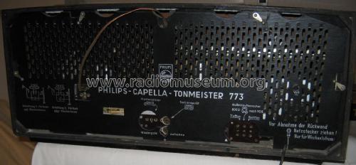 Capella-Tonmeister 773 A-S ; Philips Radios - (ID = 2610870) Radio