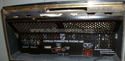 Capella-Tonmeister-Phono 665A-S; Philips Radios - (ID = 2452702) Radio