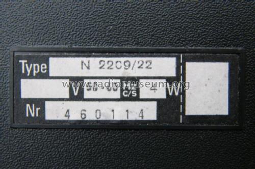 Cassette Recorder Automatic N2209 /00 /22; Philips - Österreich (ID = 1071075) Reg-Riprod