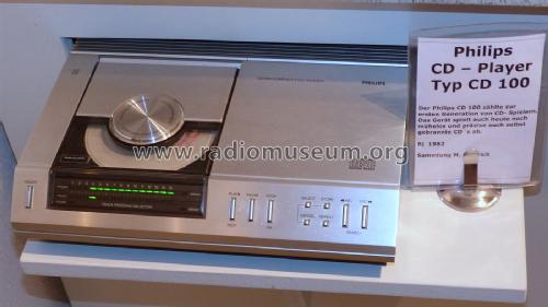 Compact Disc Player CD100 /30; Philips Belgium (ID = 1847683) R-Player