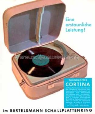 Phonokoffer Cortina Ch= Philips NG1341; Bertelsmann (ID = 2026090) R-Player