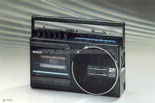 Radio Cassette Recorder D7170 /00 /01 /02 /17; Philips Radios - (ID = 562109) Radio