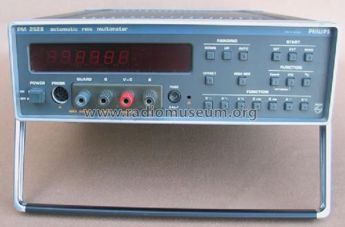 Digital Automatic RMS Multimeter PM2528; Philips Radios - (ID = 390354) Equipment