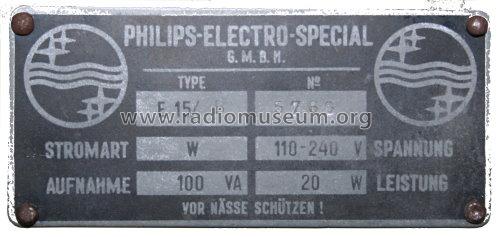 E15; Philips Radios - (ID = 1067234) Ampl/Mixer