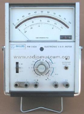 Electronic VAOhm - meter PM2404; Philips; Eindhoven (ID = 392592) Equipment